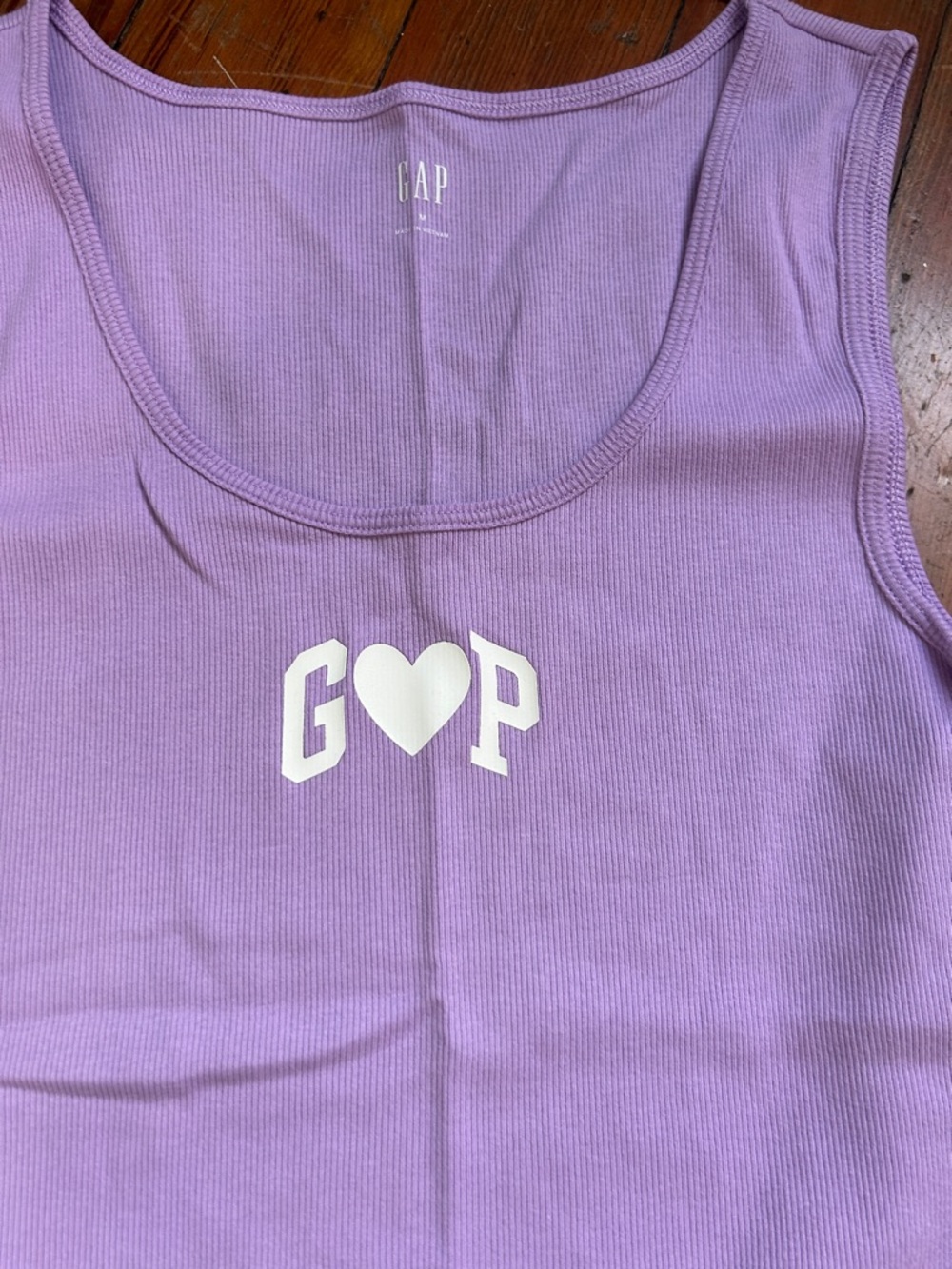GAP Pastel Tank Trio - Light Blue, Pink & Lavender Graphic Tanks - Picture 2 of 11